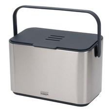 Joseph Joseph 桌上型除臭廚餘桶 4L, 1個, 銀色