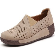 Picaso 피카소 여성용 가죽 사선 밴딩 펀칭 슬립온 3066 1