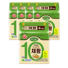 오뚜기 헬로베지 채황 라면 110g, 20개