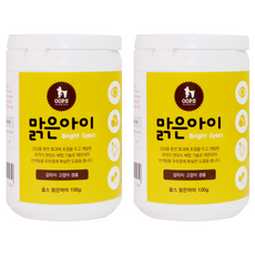 웁스 반려동물 맑은아이 영양제, 눈물개선/눈건강, 100g, 2개