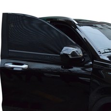 現代Palisade專用前座遮陽網 2入, 黑色