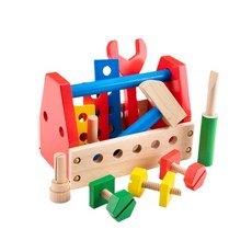 New Classic Toys 基礎小木匠工具組, 荷蘭木玩品牌, 天然木材與無毒塗料, 精緻擬真呈現學習生活知識與應用, 1組
