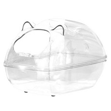 yee 水晶倉鼠廁所 大型, 透明, 1個