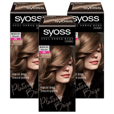 사이오스 프로페셔널 헤어컬러 새치커버, 2N 플래티넘베이지, 3개