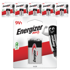 Energizer 勁量 Max 9V 電池, 1入, 6個