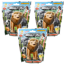 BANDAI 泡澡球入浴球, BIG UUGOKU BIGRA ANIMALS, 橙色香味, 115g, 3個
