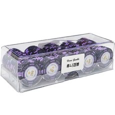 Huni Gamble 頂級蒙地卡羅撲克籌碼 100片 + 壓克力盒套組, 數字500, 1個