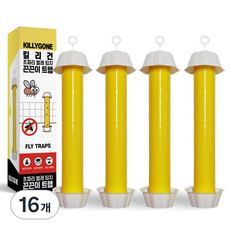 奇力肯 果蠅害蟲驅除黏捕器, 200g, 16個
