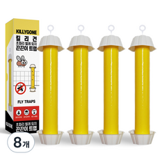 奇力肯 果蠅害蟲驅除黏捕器, 200g, 8個