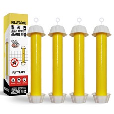 奇力肯 果蠅害蟲驅除黏捕器, 200g, 4個