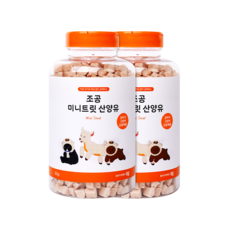 조공 반려동물 미니트릿 동결건조간식, 산양유, 65g, 2개