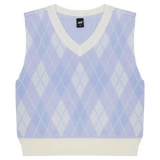 JCB 女童菱格紋針織背心 S143