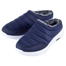 CARET 保暖鋪棉毛絨拖鞋, 260, 海軍