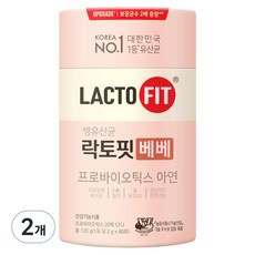 락토핏 베베 유산균 60포, 120g, 2개