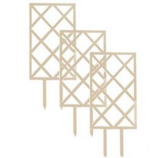 발리드 화분 원예 화초 정원 꾸미기 식물지지대 체크, 3개