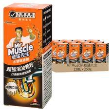 Mr Muscle 威猛先生 水管疏通劑, 250g, 12盒
