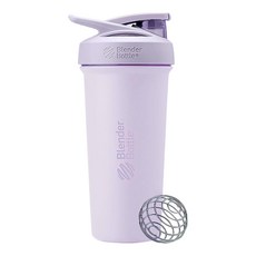 Blender Bottle Sleek SS 按壓式不銹鋼搖搖杯, 流光紫, 740ml, 1個