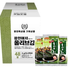 HAEJEO FOODS 廣川海底海苔 橄欖海苔便當 48p, 192g, 1個