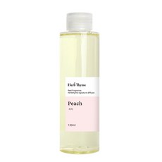 허브타임 디퓨저 리필, 피치, 130ml, 1개