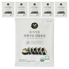 [만전김] 유기식품 구운 김밥김 10p, 22g, 6개