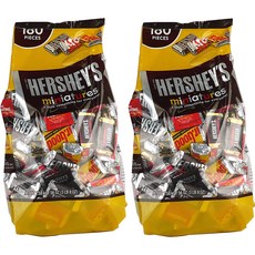 HERSHEY'S 好時 迷你巧克力, 1.58kg, 2個