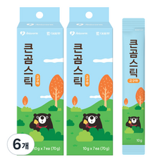 대웅펫 강아지 큰곰스틱 영양간식 14p, 6개, 70g, 고구마맛