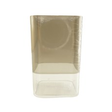 Cassido 卡司多 雙色壓克力漱口杯, 透明色 + 黑色, 1個