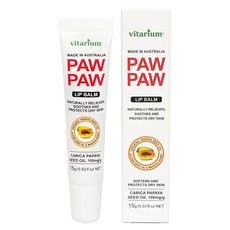 vitarium 木瓜潤唇膏, 1個, 15g, 單一顏色