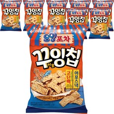 LOTTE 樂天 海鮮烤魷魚脆片, 8包, 60g