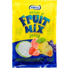 비달 미니 프룻 믹스 젤리, 375g, 1개