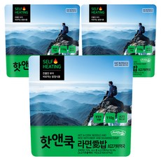 이지밥 핫앤쿡 라면애밥 쇠고기미역국, 110g, 3개