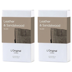 L'Original LONDON 洛瑞歐 精品車用香氛補充裝, 皮革與檀香木, 2組