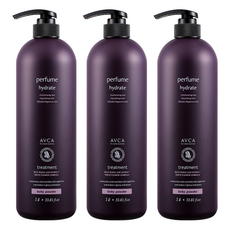 香氛護髮乳 爽身粉香, 1L, 3個