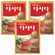 다시다 명품 골드 쇠고기, 400g, 3개