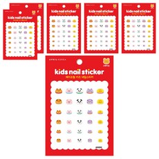 에이프릴네일 키즈 네일 스티커, A005K, 6개