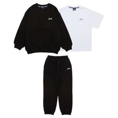 YALE KIDS 兒童 Handsome Dan 大學T + 短袖T恤 + 束口褲套裝 YJCCSEF13427