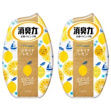 ST 雞仔牌 部屋消臭力 芳香消臭劑-西西里檸檬，400ml，玄關/客廳用, 2瓶