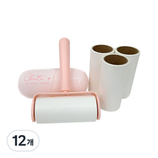 Joo&G Living 便攜式迷你除塵石膠帶清潔器粉色原裝 + 補充裝 3p, 3組