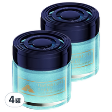 小麥購物 車用星空香膏 附固定黏膠 S366 221g, 4罐, 藍風鈴