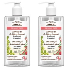 GREEN PHARMACY 植淨林 蔓越莓私密潔膚露 (300ml/瓶) 女性專用 草本配方 溫和潔淨, 2瓶