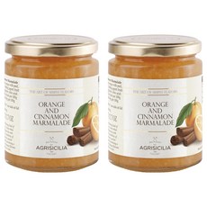 AGRISICILIA 橘子肉桂果醬, 360g, 2罐