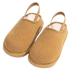 LA STELLA 兒童款麵包雪靴羊毛穆勒拖鞋