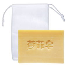 Sophie Savon 蘇菲皂 基礎寶貝皂 附網袋 敏感肌/幼童適用, 1個, 100g