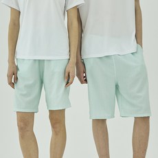 테라우드 깅엄 체크 냉감 5부 파자마 바지