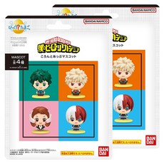 BANDAI 我的英雄學院入浴球 內含我的英雄學院角色小公仔 共4種, 75g, 2個