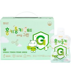 HONGKI TONGKI 孩童綠色款紅蔘飲 30包入, 1盒, 450ml