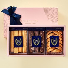 나폴레옹베이커리 미니쿠키 코코넛샤브레 138g + 버터쿠키 70g + 쇼콜라프로겐트 110g, 318g, 1세트