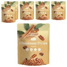 O'natural 歐納丘 肉桂胡桃, 非油炸, 低溫烘焙, 50g, 6包