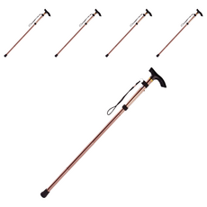 스태리 마샤투 접이식 지팡이, 브라운, 5개