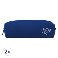 아이비스 고래의 꿈 봉제 파우치, 블루, 2개
